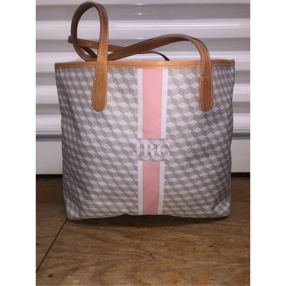 Barrington St. Anne Personalized Zippered Tote Bag- (JRC), MSRP $220 - Picture 1 of 11
